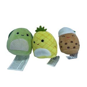 Squishville By Squishmallows Boba Bubble Tea Pineapple Avocado Mini Plush Toy